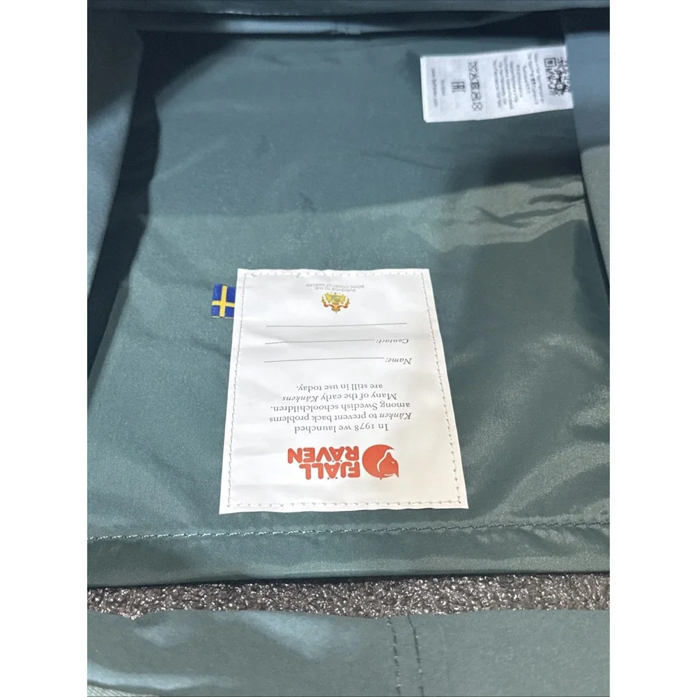 Fjallraven Kanken Mini Frost Green Confetti Backpack 23510 Rare Poke dot
